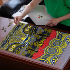 ANZAC Day North Queensland Cowboys Puzzle Military Memorial Aboriginal Indigenous Art