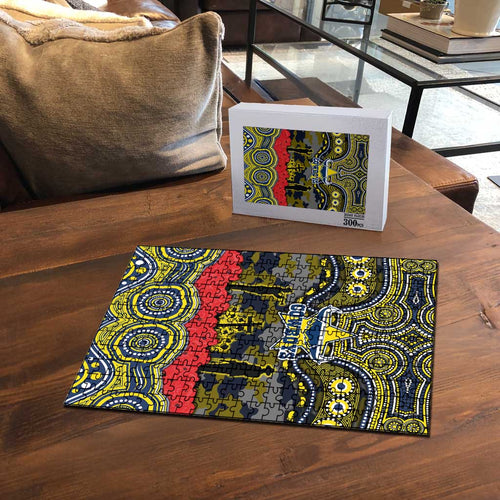 ANZAC Day North Queensland Cowboys Puzzle Military Memorial Aboriginal Indigenous Art