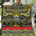ANZAC Day North Queensland Cowboys Quilt Military Memorial Aboriginal Indigenous Art