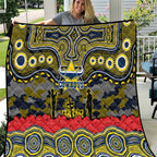 ANZAC Day North Queensland Cowboys Quilt Military Memorial Aboriginal Indigenous Art