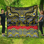 ANZAC Day North Queensland Cowboys Quilt Military Memorial Aboriginal Indigenous Art