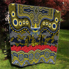 ANZAC Day North Queensland Cowboys Quilt Military Memorial Aboriginal Indigenous Art