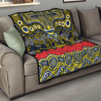 ANZAC Day North Queensland Cowboys Quilt Military Memorial Aboriginal Indigenous Art