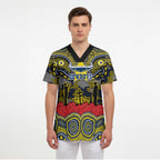 ANZAC Day North Queensland Cowboys Scrub Top Military Memorial Aboriginal Indigenous Art