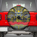 ANZAC Day North Queensland Cowboys Spare Tire Cover Military Memorial Aboriginal Indigenous Art