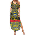 ANZAC Day North Queensland Cowboys Summer Maxi Dress Military Memorial Aboriginal Indigenous Art
