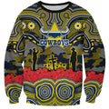 ANZAC Day North Queensland Cowboys Sweatshirt Military Memorial Aboriginal Indigenous Art