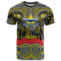 ANZAC Day North Queensland Cowboys T Shirt Military Memorial Aboriginal Indigenous Art