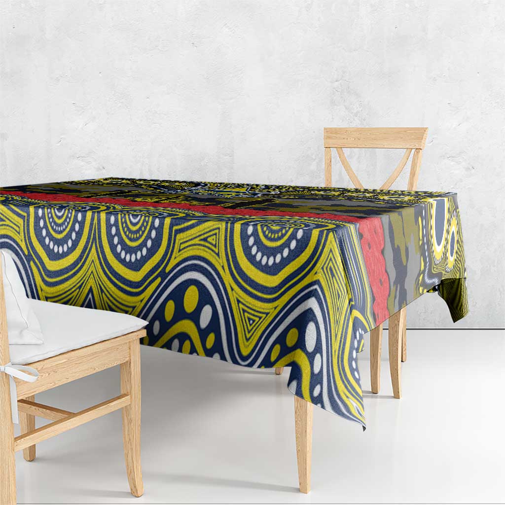 ANZAC Day North Queensland Cowboys Tablecloth Military Memorial Aboriginal Indigenous Art