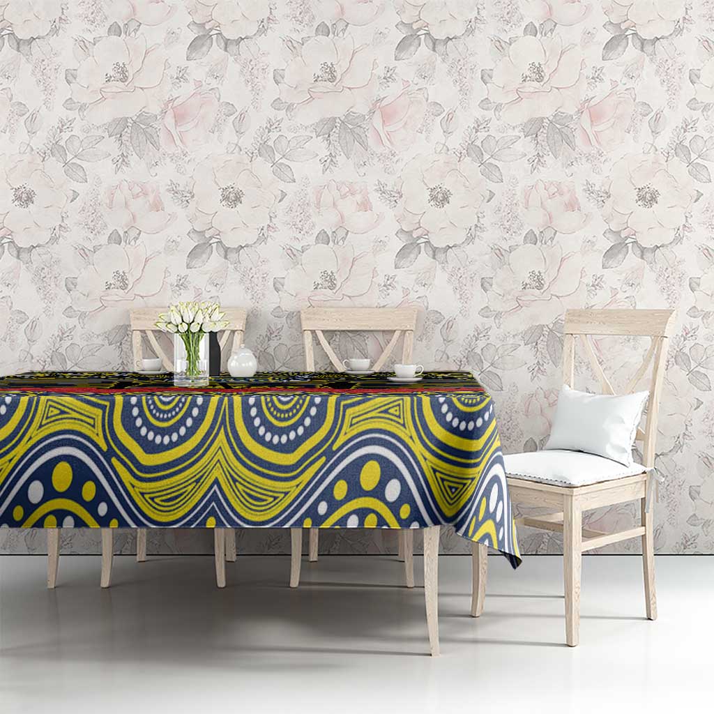 ANZAC Day North Queensland Cowboys Tablecloth Military Memorial Aboriginal Indigenous Art