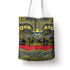 ANZAC Day North Queensland Cowboys Tote Bag Military Memorial Aboriginal Indigenous Art