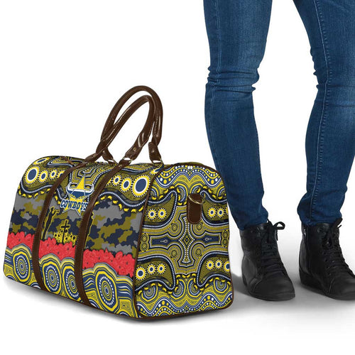 ANZAC Day North Queensland Cowboys Travel Bag Military Memorial Aboriginal Indigenous Art