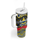 ANZAC Day North Queensland Cowboys Tumbler With Handle Military Memorial Aboriginal Indigenous Art