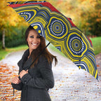 ANZAC Day North Queensland Cowboys Umbrella Military Memorial Aboriginal Indigenous Art