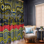 ANZAC Day North Queensland Cowboys Window Curtain Military Memorial Aboriginal Indigenous Art