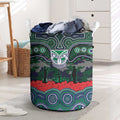 ANZAC Day New Zealand Warriors Laundry Basket Military Memorial Aboriginal Indigenous Art
