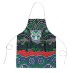 ANZAC Day New Zealand Warriors Apron Military Memorial Aboriginal Indigenous Art