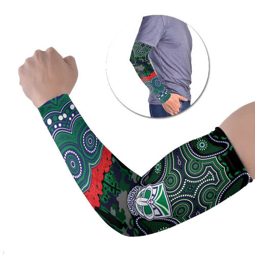 ANZAC Day New Zealand Warriors Arm Sleeves Military Memorial Aboriginal Indigenous Art