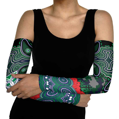 ANZAC Day New Zealand Warriors Arm Sleeves Military Memorial Aboriginal Indigenous Art
