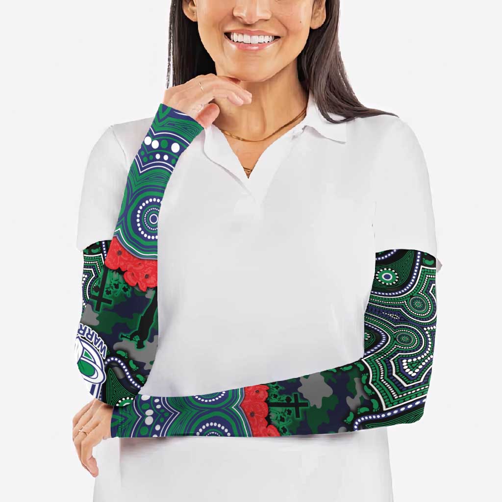ANZAC Day New Zealand Warriors Arm Sleeves Military Memorial Aboriginal Indigenous Art