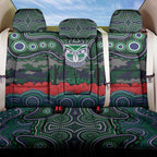 ANZAC Day New Zealand Warriors Back Car Seat Cover Military Memorial Aboriginal Indigenous Art