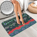 ANZAC Day New Zealand Warriors Bathroom Set Military Memorial Aboriginal Indigenous Art