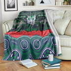 ANZAC Day New Zealand Warriors Blanket Military Memorial Aboriginal Indigenous Art