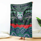 ANZAC Day New Zealand Warriors Blanket Military Memorial Aboriginal Indigenous Art