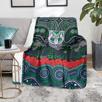 ANZAC Day New Zealand Warriors Blanket Military Memorial Aboriginal Indigenous Art