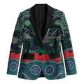 ANZAC Day New Zealand Warriors Blazer Military Memorial Aboriginal Indigenous Art
