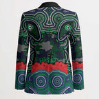 ANZAC Day New Zealand Warriors Blazer Military Memorial Aboriginal Indigenous Art