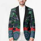 ANZAC Day New Zealand Warriors Blazer Military Memorial Aboriginal Indigenous Art