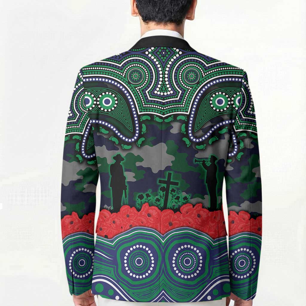 ANZAC Day New Zealand Warriors Blazer Military Memorial Aboriginal Indigenous Art