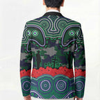 ANZAC Day New Zealand Warriors Blazer Military Memorial Aboriginal Indigenous Art