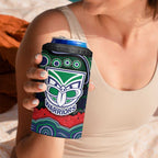 ANZAC Day New Zealand Warriors 4 in 1 Can Cooler Tumbler Military Memorial Aboriginal Indigenous Art