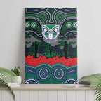 ANZAC Day New Zealand Warriors Canvas Wall Art Military Memorial Aboriginal Indigenous Art