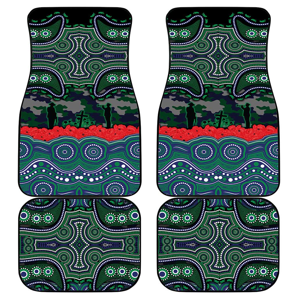 ANZAC Day New Zealand Warriors Car Mats Military Memorial Aboriginal Indigenous Art