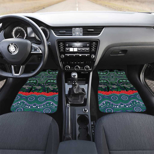 ANZAC Day New Zealand Warriors Car Mats Military Memorial Aboriginal Indigenous Art