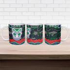 ANZAC Day New Zealand Warriors Ceramic Mug Military Memorial Aboriginal Indigenous Art