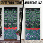 ANZAC Day New Zealand Warriors Door Cover Military Memorial Aboriginal Indigenous Art
