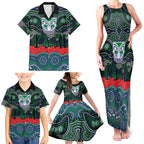 ANZAC Day New Zealand Warriors Family Matching Tank Maxi Dress and Hawaiian Shirt Military Memorial Aboriginal Indigenous Art