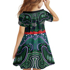 ANZAC Day New Zealand Warriors Family Matching Tank Maxi Dress and Hawaiian Shirt Military Memorial Aboriginal Indigenous Art