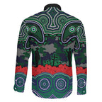 ANZAC Day New Zealand Warriors Family Matching Tank Maxi Dress and Hawaiian Shirt Military Memorial Aboriginal Indigenous Art
