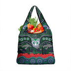 ANZAC Day New Zealand Warriors Grocery Bag Military Memorial Aboriginal Indigenous Art