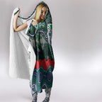 ANZAC Day New Zealand Warriors Hooded Blanket Military Memorial Aboriginal Indigenous Art