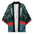 ANZAC Day New Zealand Warriors Kimono Military Memorial Aboriginal Indigenous Art