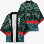 ANZAC Day New Zealand Warriors Kimono Military Memorial Aboriginal Indigenous Art