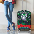 ANZAC Day New Zealand Warriors Luggage Cover Military Memorial Aboriginal Indigenous Art