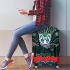 ANZAC Day New Zealand Warriors Luggage Cover Military Memorial Aboriginal Indigenous Art