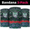 ANZAC Day New Zealand Warriors Neck Gaiter Military Memorial Aboriginal Indigenous Art